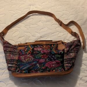 Multicolor Patterned Women's Shoulder Bag